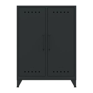BISLEY Sideboard Fern Middle, FERMID634 anthrazitgrau 80,0 x 40,0 x 110,0 cm, 1 St.