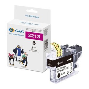 G&G XL-Patrone kompatibel mit Brother LC-3213BK