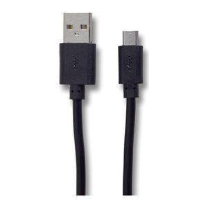 2GO USB Lade-/Datenkabel Micro-USB 100cm PET-B schwarz