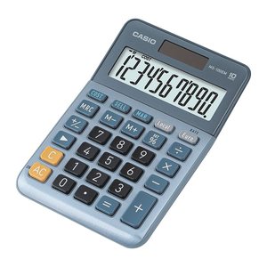 CASIO MS-100EM Tischrechner blau