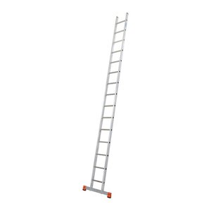KRAUSE Anlegeleiter MONTO Sibilo silber 15 Sprossen, H: 440,0 cm