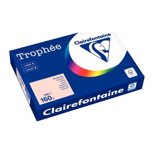 Clairefontaine Kopierpapier Trophée lachs DIN A4 160 g/qm 250 Blatt