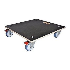 WAGNER® design yourself Pflanzenroller GH 1358 Holz dunkelbraun eckig 58,0 x 58,0 x 14,5 cm, 1 St.