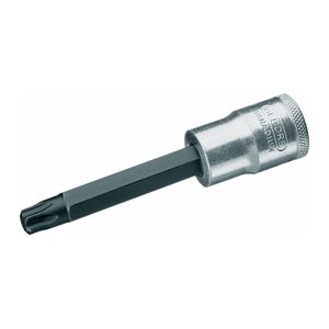 GEDORE 1/2 Zoll Innen-TX Steckschlüsseleinsatz Größe: T 25 Länge: 100,0 mm