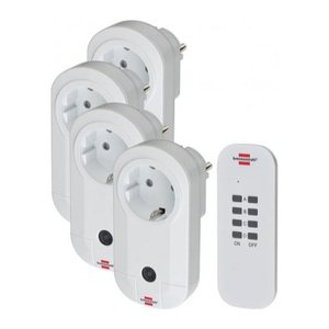 brennenstuhl Comfort-Line RC CE1 4001 Funk-Steckdosenadapter, 4 St.