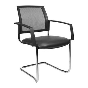 Topstar Besucherstühle BtoB 20 BB490A S10 schwarz Stoff, 2 St.