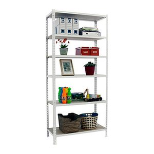 Simonrack Schwerlastregal MADERCLICK 6 8435104975244 weiß, braun 90,0 x 40,0 x 250,0 cm