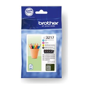brother LC-3217VAL schwarz, cyan, magenta, gelb Druckerpatronen, 4er-Set