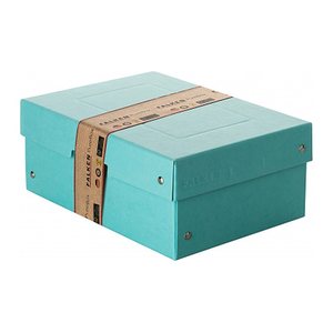 FALKEN PURE Aufbewahrungsbox 1250 Blatt pastellblau 18,0 x 25,0 x 10,0 cm, 1 St.