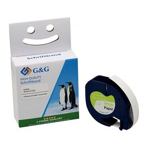 G&G Schriftband kompatibel mit DYMO S0721520/ 91220