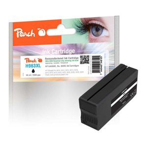 Peach Patrone HP Nr.963XL 3JA30AE black OEM reset remanufactured