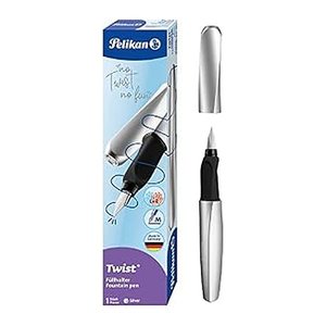 Pelikan Twist® Patronenfüller silber M (mittel), 1 St.