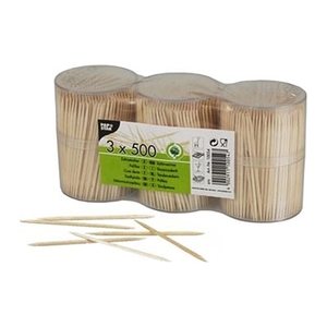 PAPSTAR Zahnstocher, Holz, 1.500 St.