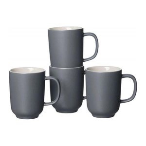 FliRt by R&B Kaffeetassen JASPER grau 0,28 l, 4 St.