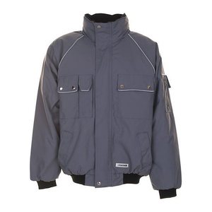 PLANAM® unisex Arbeitsjacke CANVAS 320 grau, schwarz Größe S