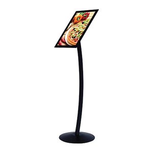 update displays Infoständer schwarz DIN A3 35,8 x 35,8 x 117,6 - 121,2 cm, 1 St.
