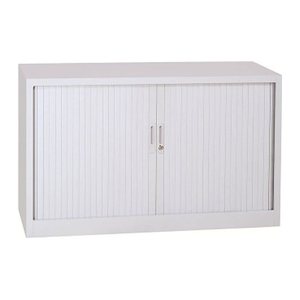 Gürkan Rollladenschrank lichtgrau 1 Fachboden 120,0 x 46,0 x 75,0 cm