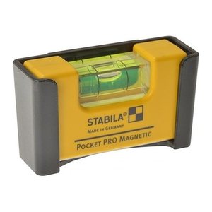 STABILA Wasserwaage Pocket Pro Magnetic 17768, Kunststoff 7 cm