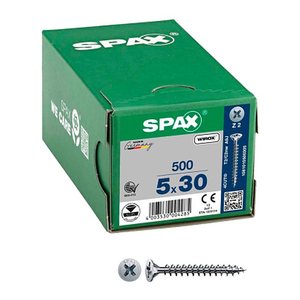 SPAX® Universalschrauben Z2 Senkkopf WIROX 1081010500305 5 mm x 30 mm, 500 St.