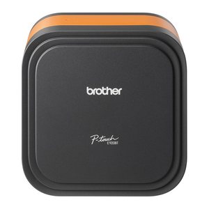 brother P-touch CUBE Pro PT-E920BT Beschriftungsgerät orange, schwarz