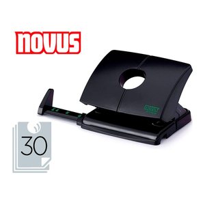 novus Locher B230 RE+NEW schwarz, 1 St.