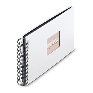 hama Fotoalbum Fine Art neutral 24,0 x 17,0 cm, 50 schwarze Seiten