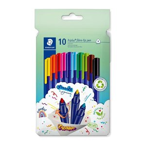 STAEDTLER Fasermaler triplus color rPP 10St