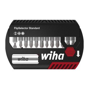 Wiha Bit-Set FlipSelector Standard 39049, 15-tlg.