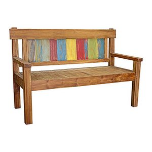 Garden Pleasure Gartenbank TIMOR 940232 natur Holz 150,0 cm