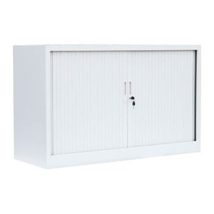 LÜLLMANN Schiebetürenschrank, 555127 signalweiß 1 Fachboden 120,0 x 45,7 x 75,0 cm