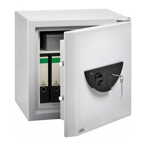BURG WÄCHTER Tresor WS Office -Doku 121 K Sicherheitsstufe 2 nach EN 1143-1 mit Feuerschutz lichtgrau 64,1 x 55,5 x 62,6 cm