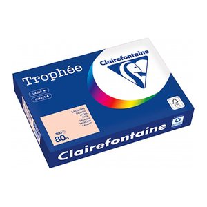 Clairefontaine Kopierpapier Trophée lachs DIN A4 80 g/qm 500 Blatt
