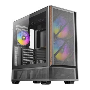 Antec Geh Mid P30 ARGB (Wood) ATX/M-ATX/M-ITX o.N. BK retail