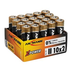 ANSMANN Batterien X-POWER Alkali-Mangan Mignon AA 1,5 V, 20 St.