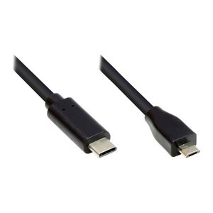Good Connections USB2.0 Kabel Micro B-C schw. 1m