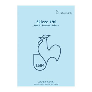 HAHNEMÜHLE Skizzenblock Skizze 190 DIN A4, 1 Block