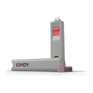 LINDY USB Typ C Port Schloss rot
