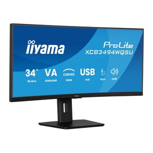 IIYAMA 86,7cm (34") XCB3494WQSU-B1 21:9 2xHDMI+DP+USB Curv