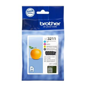 brother LC-3211VAL schwarz, cyan, magenta, gelb Druckerpatronen, 4er-Set