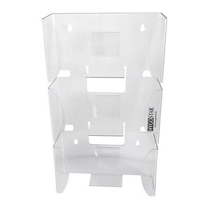 HYGOSTAR Handschuhspender Triple 88958 transparent Kunststoff, 1 St.