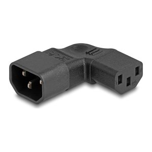 DELOCK Netzadapter IEC 60320 - C14 auf C13, Stecker / Buchse