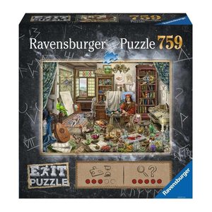 Ravensburger EXIT-Puzzle Das Künstleratelier Puzzle, 759 Teile