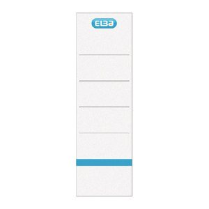 ELBA Ordneretiketten weiß für 8,0 cm Rückenbreite, 10 St.