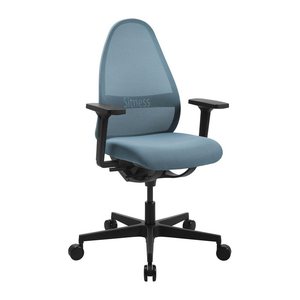 Topstar Bürostuhl Soft Sitness Art, SA50O2MX66 Stoff blau, Gestell schwarz