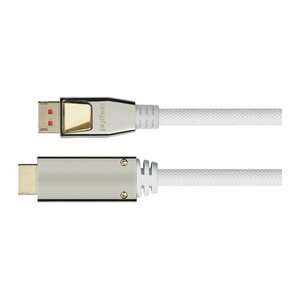Python DisplayPort 1.4 an HDMI 2.0 Kabel Nylong. weiß 1m