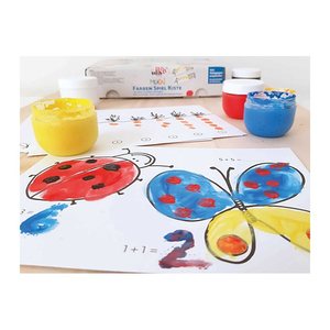 KREUL MUCKI FarbenSpielKiste Wir zählen mit Farben und Fingern Lernspiel, 1 Set