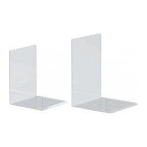 MAUL Buchstützen glasklar 10,0 x 10,0 x 13,0 cm, 2 St.