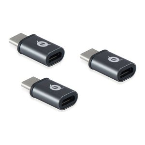 CONCEPTRONIC Adapter USB-C->Micro-B2.0 3Stk 480Mbs OTG gr