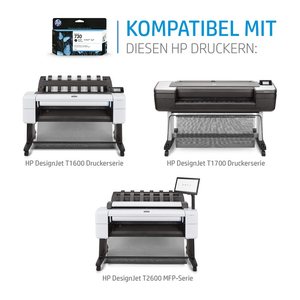 HP 730 Cyan Tintenpatrone 130ml