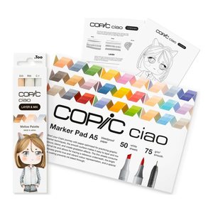 COPIC® Ciao Mellow Palette Starter Layoutmarker-Set farbsortiert 1,0 + 6,0 mm, 1 Set